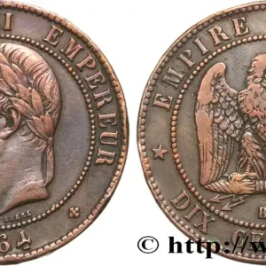 Dix centimes Napoléon III, tête laurée 1864 Strasbourg F.134/14 fmd_586625 Modernes Offre Limitée