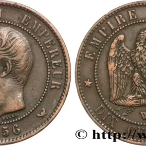 Produit De Marque Dix centimes Napoléon III, tête nue 1856 Lille F.133/40 fmd_586714 Modernes