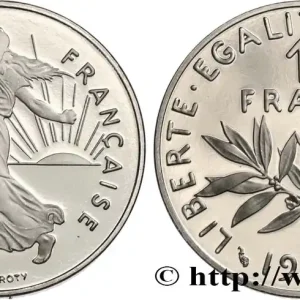 Vente Directe 1 franc Semeuse, nickel, BE (Belle Épreuve) 1994 Pessac F.226/42 var. fmd_590039 Modernes