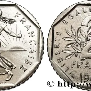 Prix Cassé 2 francs Semeuse, nickel 1988 Pessac F.272/12 fmd_590171 Modernes