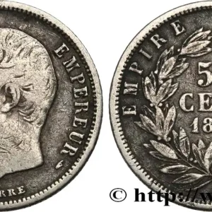 50 centimes Napoléon III, tête nue 1855 Paris F.187/3 fmd_590468 Modernes Quantité Limitée