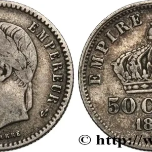 Remise 50 centimes Napoléon III, tête laurée 1864 Strasbourg F.188/3 fmd_590607 Modernes