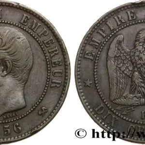 Garantie Incluse Dix centimes Napoléon III, tête nue 1856 Rouen F.133/35 fmd_593611 Modernes