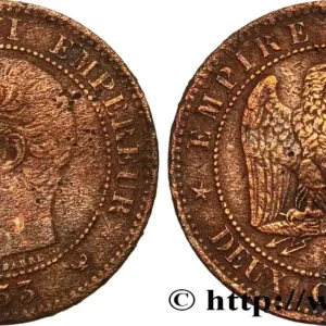Dernière Chance Deux centimes Napoléon III, tête nue 1853 Lille F.107/8 fmd_593656 Modernes