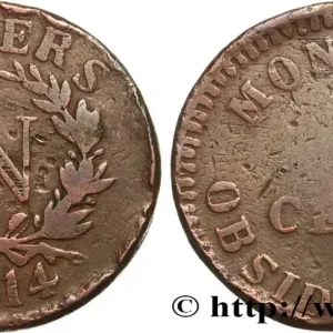 5 cent. Anvers à l’N, frappe de l’atelier de Wolschot 1814 Anvers F.115B/1 fmd_594552 Modernes Meilleure Vente