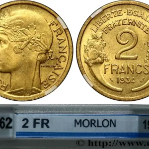 2 francs Morlon 1934 F.268/7 fmd_598916 Modernes Vente Flash