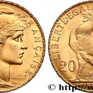 Produit De Marque 20 francs or Coq, Liberté Égalité Fraternité 1907 Paris F.535/1 fmd_599596 Modernes