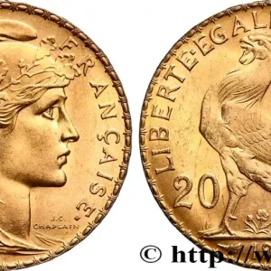 Petit Prix 20 francs or Coq, Liberté Égalité Fraternité 1907 Paris F.535/1 fmd_599604 Modernes