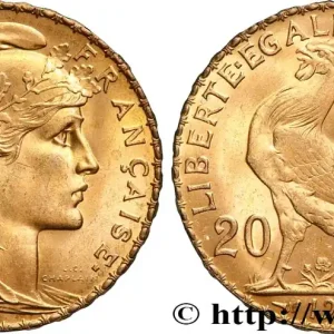 Expédition Rapide 20 francs or Coq, Liberté Égalité Fraternité 1914 Paris F.535/8 fmd_599632 Modernes