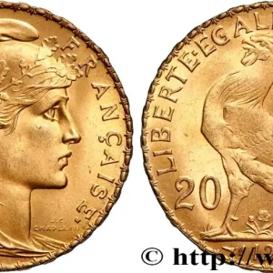 Commander Maintenant 20 francs or Coq, Liberté Égalité Fraternité 1914 Paris F.535/8 fmd_599635 Modernes