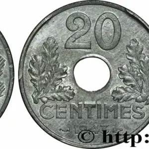 20 centimes État français, lourde 1943 F.153/5 fmd_600425 Modernes Jusqu’à Épuisement Des Stocks
