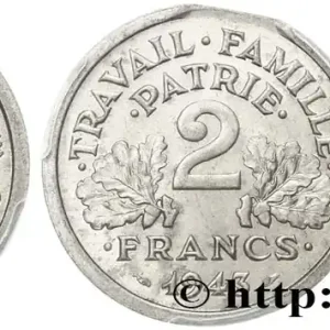 2 francs Francisque, Fautée 1943 F.270/2 fmd_493846 Modernes Affaire À Saisir