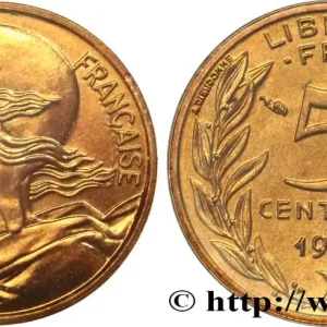 5 centimes Marianne, BU (Brillant Universel) 1998 Pessac F.125/41 fmd_560021 Modernes Artisanat