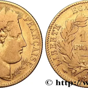 Meilleure Qualité 10 francs or Cérès, IIe République 1851 Paris F.504/3 fmd_582364 Modernes