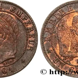 Un centime Napoléon III, tête laurée 1861 Strasbourg F.103/2 fmd_583211 Modernes Achat Immédiat