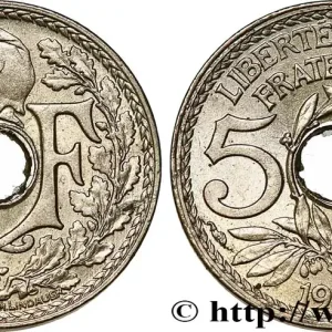 5 centimes Lindauer, grand module 1917 Paris F.121/1 fmd_583431 Modernes Fait Main