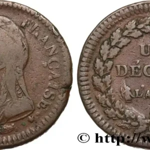 Bon Plan Un décime Dupré, grand module, "refrappage" du 2 décimes 1797 Paris F.128/1 fmd_584026 Modernes