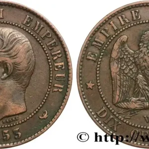 Dix centimes Napoléon III, tête nue 1853 Lille F.133/10 fmd_586082 Modernes Meilleure Vente