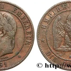 Offre Du Jour Dix centimes Napoléon III, tête laurée 1861 Strasbourg F.134/5 fmd_586611 Modernes