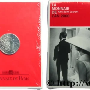 Original Brillant Universel 5 francs argent - Yves St Laurent 2000 Paris F5.1205 1 fmd_588593 Modernes