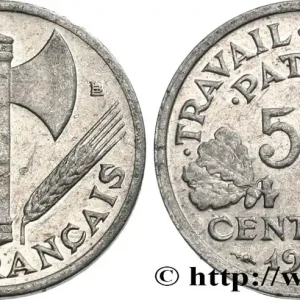 Populaire 50 centimes Francisque, légère 1944 Beaumont-Le-Roger F.196/5 fmd_589262 Modernes