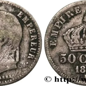 Top Qualité 50 centimes Napoléon III, tête laurée 1864 Bordeaux F.188/4 fmd_590274 Modernes