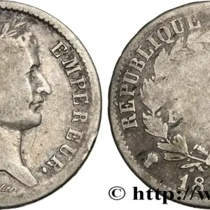 Commander Vite 1 franc Napoléon Ier tête laurée, République française 1808 Strasbourg F.204/4 fmd_590350 Modernes