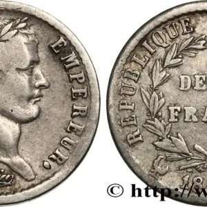 Demi-franc Napoléon Ier tête laurée, République française 1808 Paris F.177/2 fmd_590391 Modernes Livraison Express