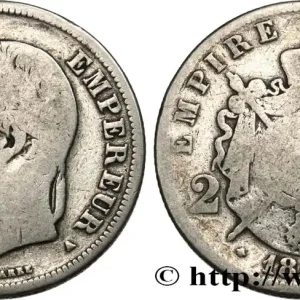Expédié Aujourd’hui 2 francs Napoléon III, tête laurée 1868 Paris F.263/8 fmd_596025 Modernes