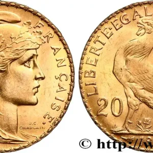 Certifié 20 francs or Coq, Liberté Égalité Fraternité 1907 Paris F.535/1 fmd_599601 Modernes