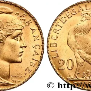 20 francs or Coq, Liberté Égalité Fraternité 1907 Paris F.535/1 fmd_599605 Modernes Offre Du Jour