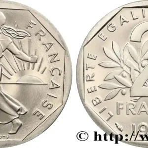 Livraison Mondiale 2 francs Semeuse, nickel, BE (Belle Épreuve) 1996 Pessac F.272/24 var. fmd_589174 Modernes