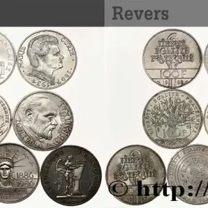 Lot de 10 pièces de 100 francs commémoratives - - F.-/ fmd_559818 Modernes Achat Immédiat