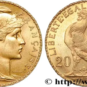 20 francs or Coq, Liberté Égalité Fraternité 1911 Paris F.535/5 fmd_616130 Modernes Bon Plan