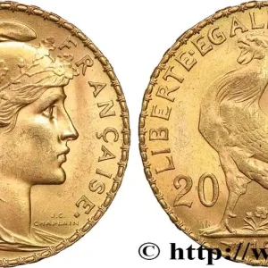 20 francs or Coq, Liberté Égalité Fraternité 1911 Paris F.535/5 fmd_616125 Modernes Super Prix