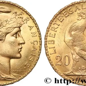 Exclusif 20 francs or Coq, Liberté Égalité Fraternité 1910 Paris F.535/4 fmd_616115 Modernes