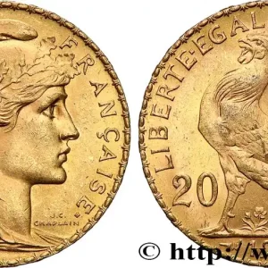20 francs or Coq, Liberté Égalité Fraternité 1913 Paris F.535/7 fmd_616099 Modernes Exclusif