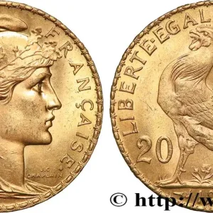 En Vogue 20 francs or Coq, Liberté Égalité Fraternité 1913 Paris F.535/7 fmd_616094 Modernes