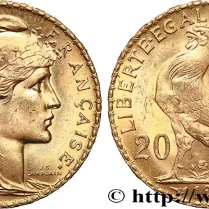 Usine Directe 20 francs or Coq, Liberté Égalité Fraternité 1910 Paris F.535/4 fmd_616087 Modernes