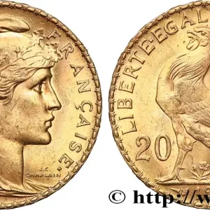 20 francs or Coq, Liberté Égalité Fraternité 1910 Paris F.535/4 fmd_616085 Modernes Promotion Saisonnière