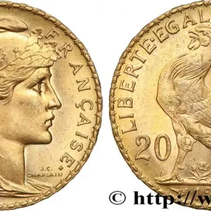 Jusqu’à Épuisement Des Stocks 20 francs or Coq, Liberté Égalité Fraternité 1910 Paris F.535/4 fmd_616075 Modernes