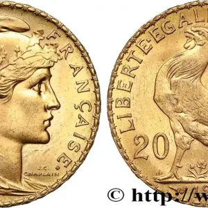 Usine Directe 20 francs or Coq, Liberté Égalité Fraternité 1910 Paris F.535/4 fmd_616063 Modernes