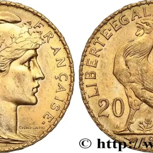 20 francs or Coq, Liberté Égalité Fraternité 1910 Paris F.535/4 fmd_616058 Modernes Achat Immédiat
