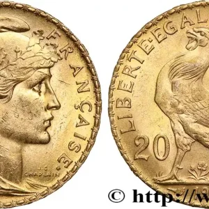Livraison Express 20 francs or Coq, Liberté Égalité Fraternité 1909 Paris F.535/3 fmd_616036 Modernes
