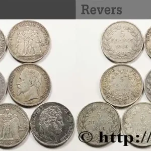 Prix Réduit Lot de dix écus de 5 francs n.d. F.-/ fmd_615906 Modernes