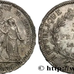5 francs Hercule 1873 Paris F.334/9 fmd_614299 Modernes Dernier Modèle