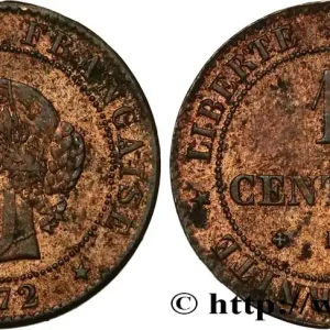 1 centime Cérès 1872 Bordeaux F.104/2 fmd_613079 Modernes Vente Directe