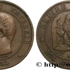 Livraison Express Dix centimes Napoléon III, tête nue 1854 Strasbourg F.133/13 fmd_597351 Modernes