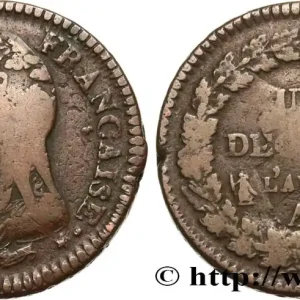 Un décime Dupré, grand module, "refrappage" du 2 décimes 1797 Paris F.128/1 fmd_596032 Modernes Prix Choc