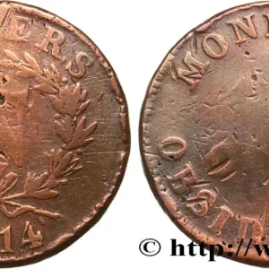 10 cent. Anvers à l’N, frappe de l’atelier de Wolschot 1814 Anvers F.130A/3 fmd_595089 Modernes Réduction